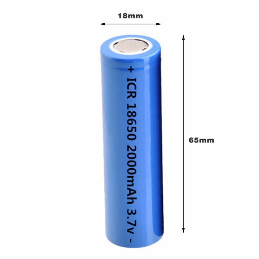 18650 Rechargeable Battery 2000mAh Lithium Ion Battery Cell CSIP