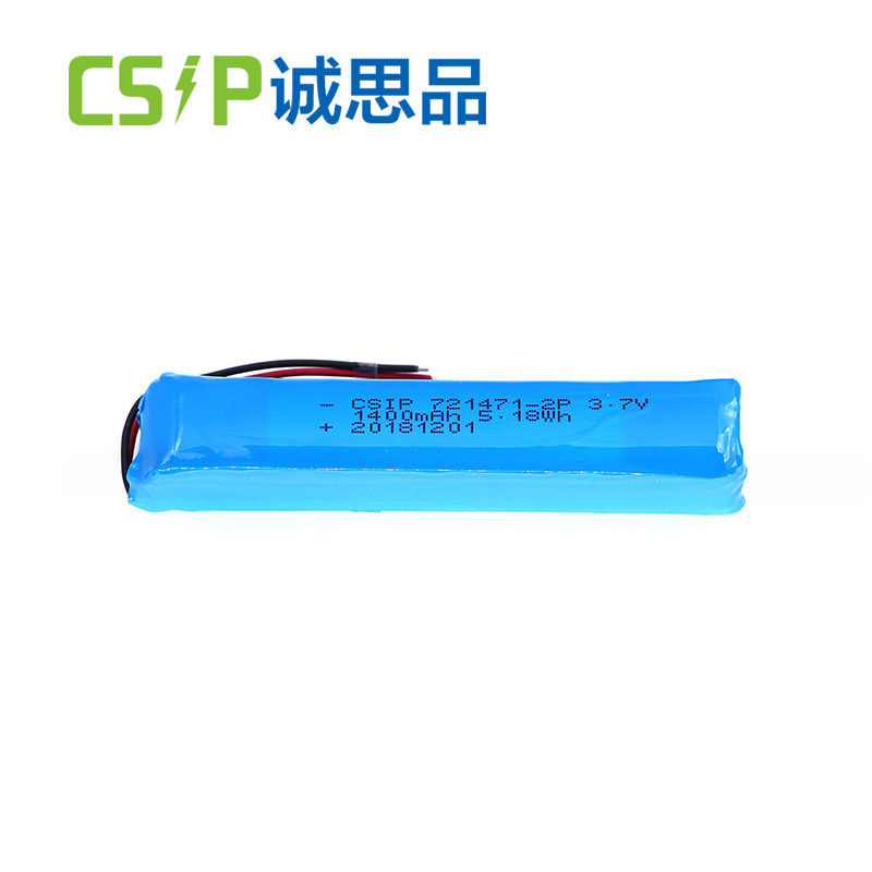 Rechargeable Lithium Ion Polymer Battery Pack 3.7v 721471 1400mAh Lithium Ion Battery Manufacture CSIP