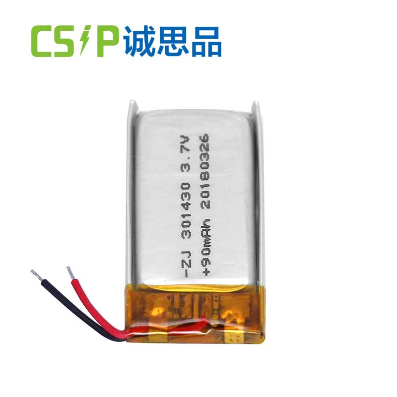 90mAh 3.7V Lithium Polymer Li Po Battery OEM 301430 Wholesale CSIP