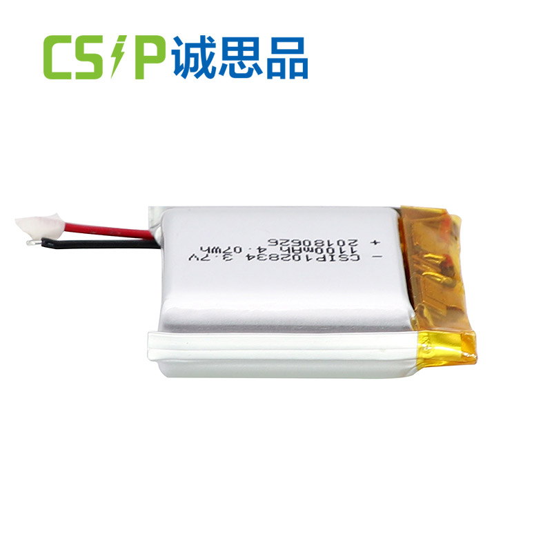 1100mAh 3.7V Portable Lithium Ion Battery Rechargeable 102834 CSIP