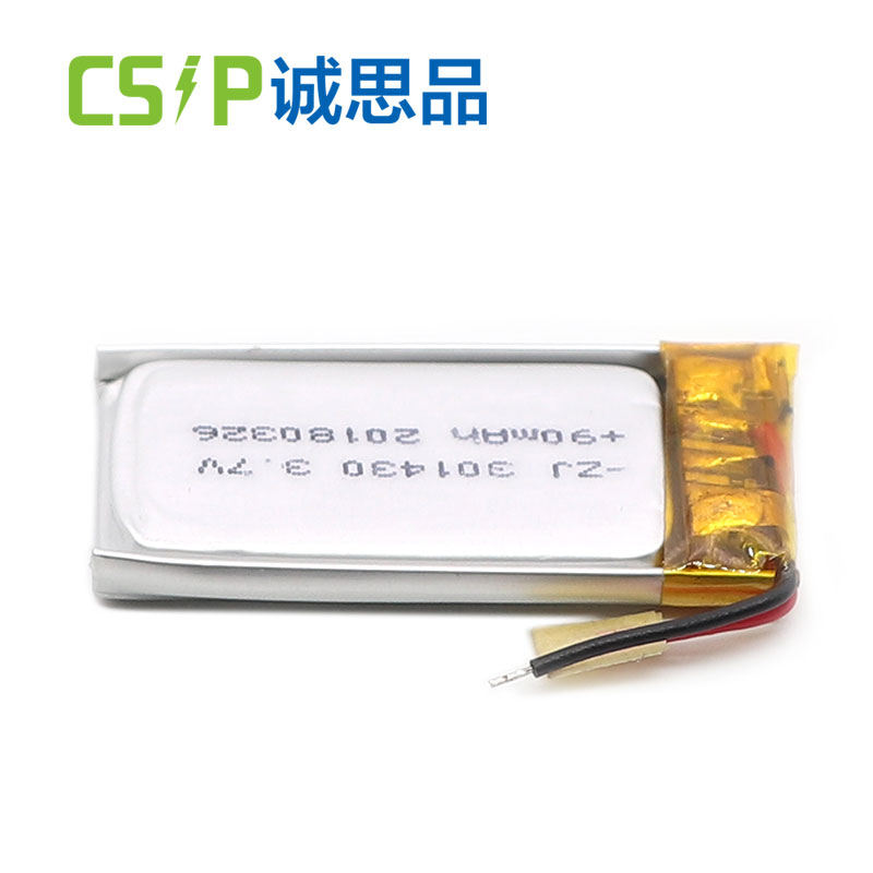 Best Lipo Batteries 3.7V 301430 90mAh Lithium Ion Battery CSIP