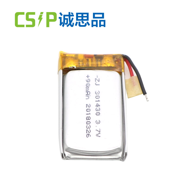 Best Lipo Batteries 3.7V 301430 90mAh Lithium Ion Battery CSIP