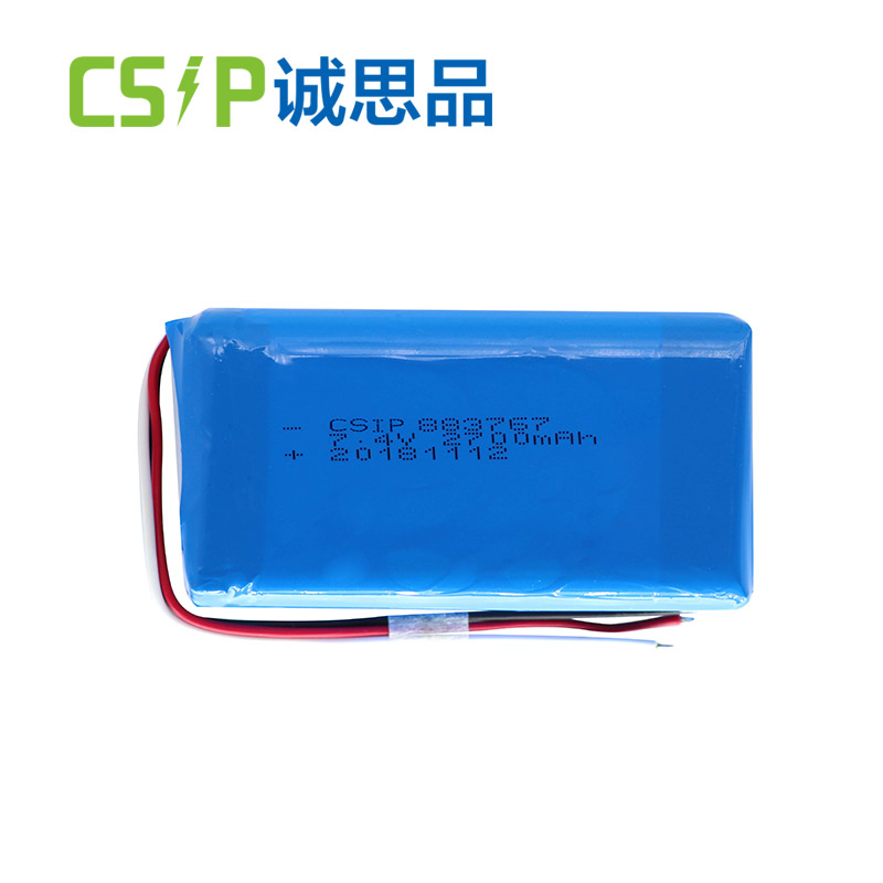 7.4V 2700mAh Custom Lithium Polymer Battery Packs Direct Sales Factories 883767 CSIP