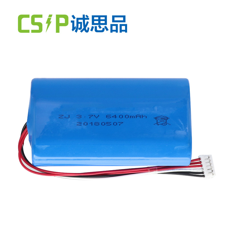 Rechargeable 18650 Battery 3.7v Lithium Ion Battery 18650 6400mAh Supplier CSIP