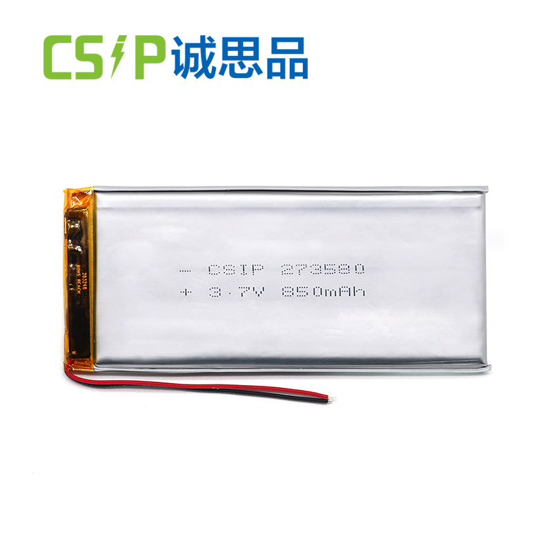 3.7V 850mah lithium ion polymer battery 273580
