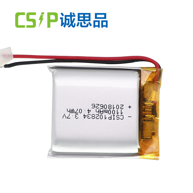 1100mAh 3.7V Portable Lithium Ion Battery Rechargeable 102834 CSIP