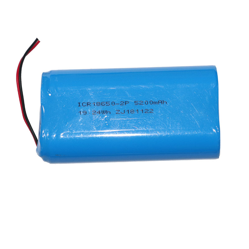 Portable Energy Storage Li-ion 18650-2P 5200mAh Rechargeable 18650 Battery Pack-CSIP